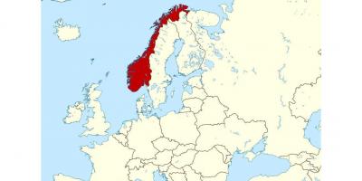 karta norveske Znamenitosti Norveška   karta Norveške atrakcije (Sjeverna Europa  karta norveske