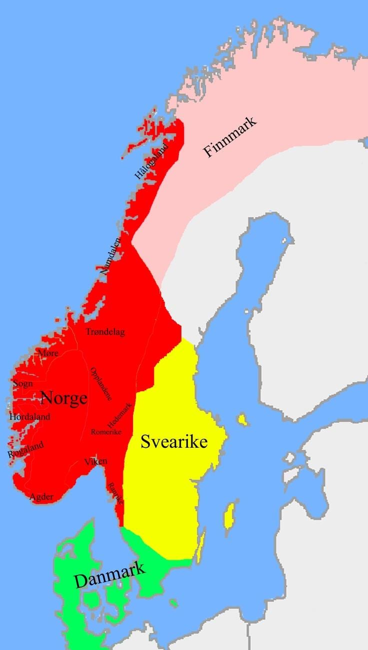 Karta Norveške granice