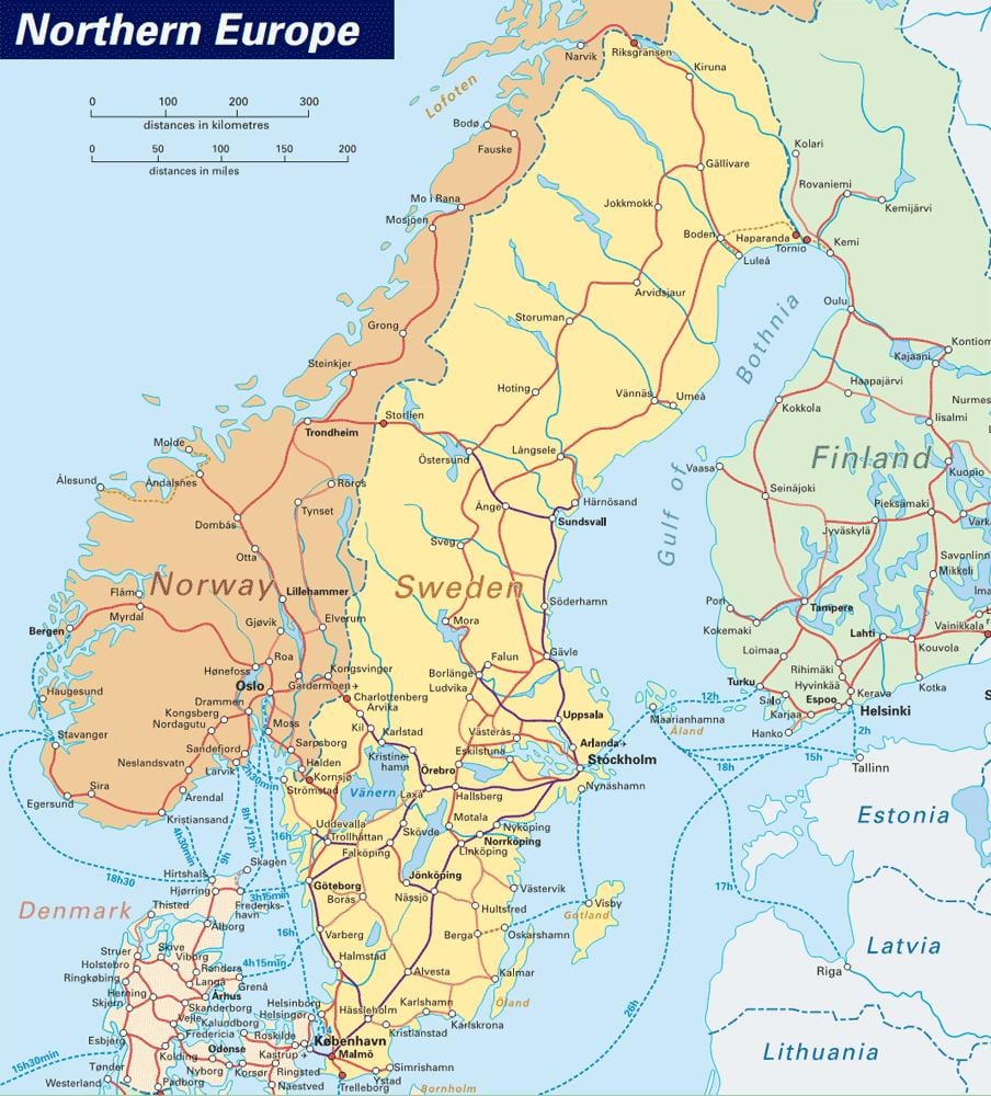 karta narvik Norveška