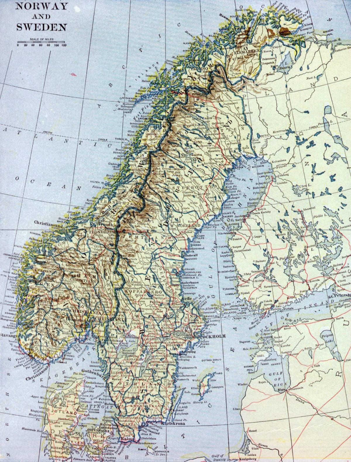 Karta starog Norveška