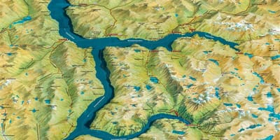 Karta гейрангер Norveška