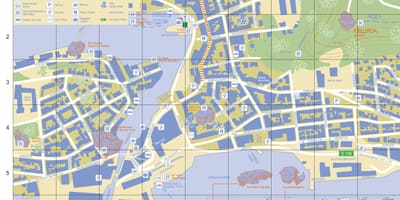 Gradu ålesund, Norveška karti