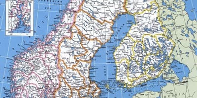 Karta cijela Norveška