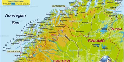 Karta kirkenes Norveška