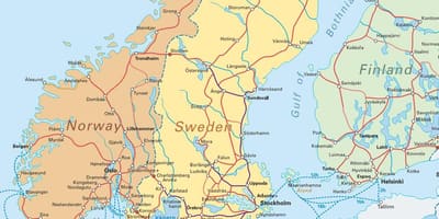 Karta narvik Norveška