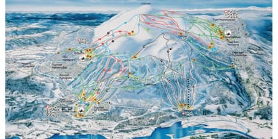 Skijanje Norveška karti