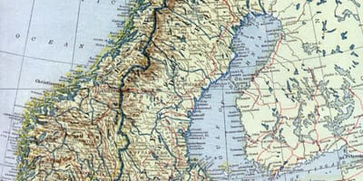 Karta starog Norveška