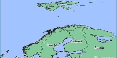 Karta stavanger Norveška